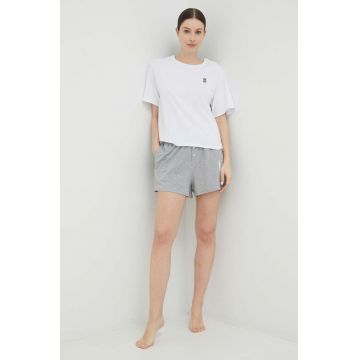 Dkny pijama femei, culoarea gri