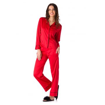 Pijama cu buzunar pe piept Coco