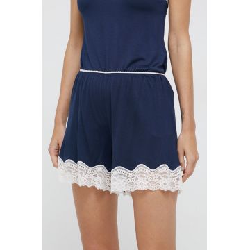 United Colors of Benetton Pantaloni scurți de pijama culoarea albastru marin