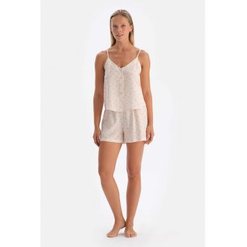 Pantaloni scurti de pijama cu imprimeu grafic