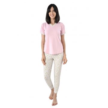 Pijama dama din vascoza cu modal - PFV71IMP