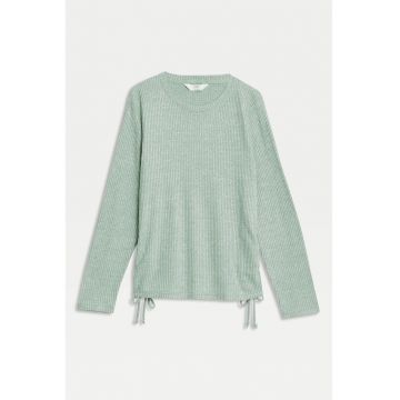 Bluza de pijama cu parti laterale ajustabile