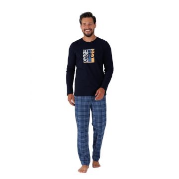 Pijama din bumbac Roy 1471 XL