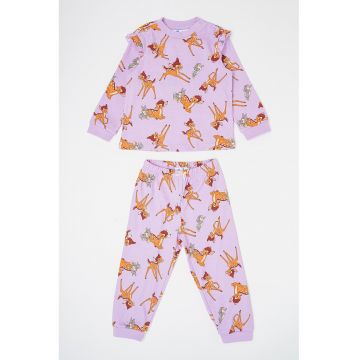 Pijama lunga cu desene