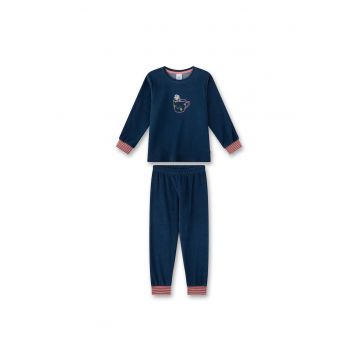 Pijama lunga din material terry