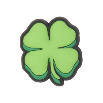 Talisman trifoi pentru saboti Jibbitz - Verde