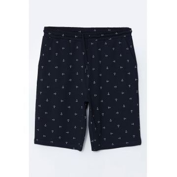 Pantaloni scurti de pijama cu model grafic
