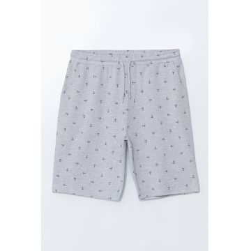 Pantaloni scurti de pijama cu model grafic