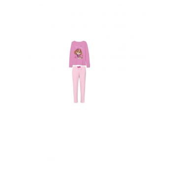Pijama copii - cu maneca lunga - bluza roz -
