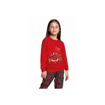 Pijama copii cu tematica de Craciun GP7098