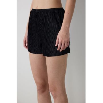 Pantaloni scurti de pijama cu model striat
