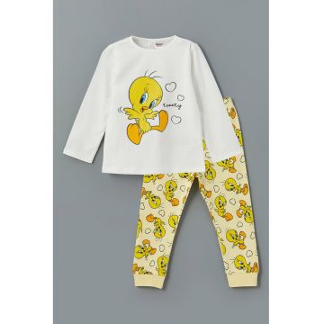 Pijama cu imprimeu cu Tweety