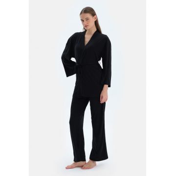 Bluza de pijama din amestec de lyocell
