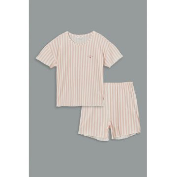Pijama scurta cu model in dungi