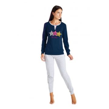 Pijamale dama maneci lungi - PPJ53062S