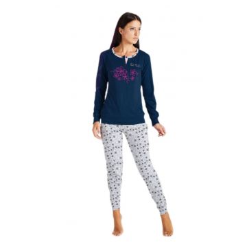 Pijamale dama maneci lungi - PPJ53064S
