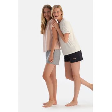 Set de pantaloni scurti de pijama din bumbac - 2 piese