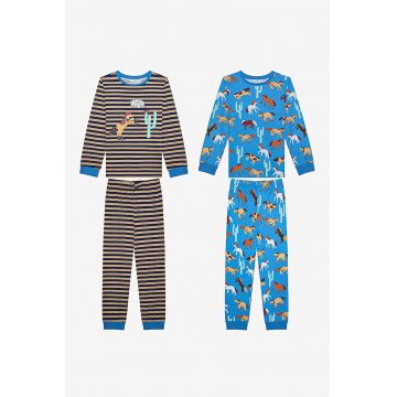 Set de pijamale din bumbac - 2Perechi