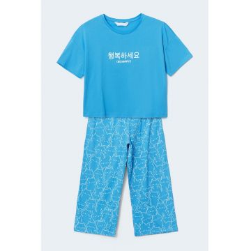 Pantaloni capri de pijama