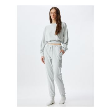 Pantaloni de pijama cu buzunare laterale