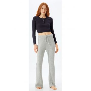 Pantaloni de pijama cu croiala ampla
