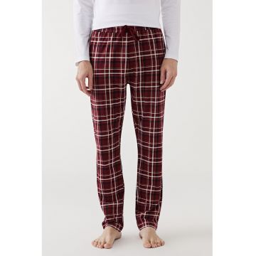 Pantaloni de pijama cu model in carouri