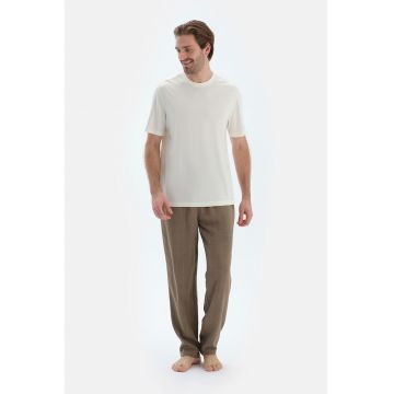 Pantaloni de pijama cu snur de ajustare