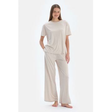 Pantaloni lejeri de pijama cu buzunare