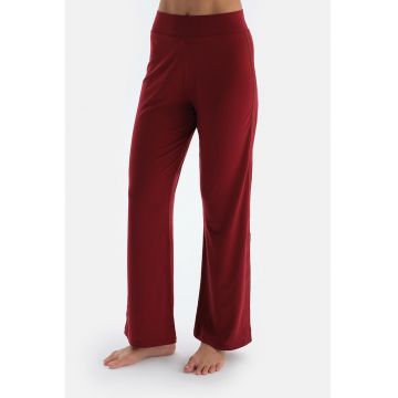 Pantaloni lejeri de pijama cu talie medie