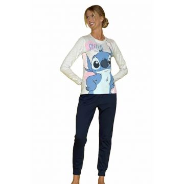 Pijama bumbac dama Disney Gri