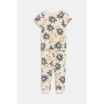 Pijama cu imprimeu floral