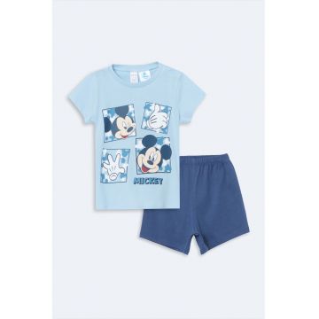 Pijama cu imprimeu Mickey Mouse