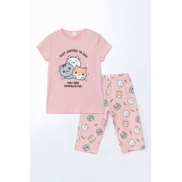 Pijama cu model grafic