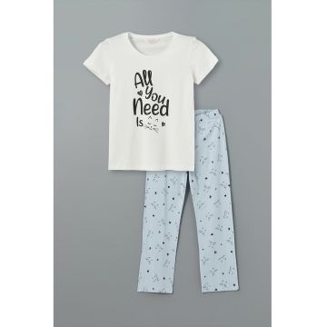 Pijama cu model grafic