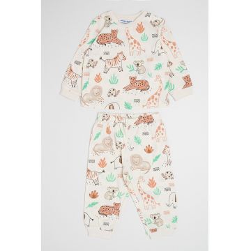 Pijama cu pantaloni lungi cu model