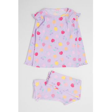Pijama cu pantaloni lungi din bumbac