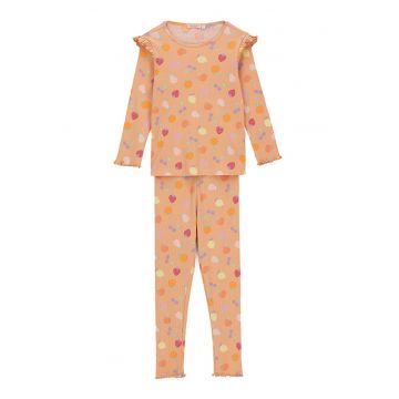 Pijama cu pantaloni lungi din bumbac