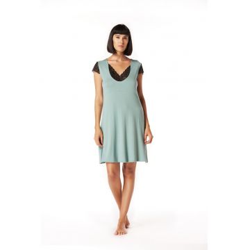 Pijama dama din modal - CNV01VER - verde -