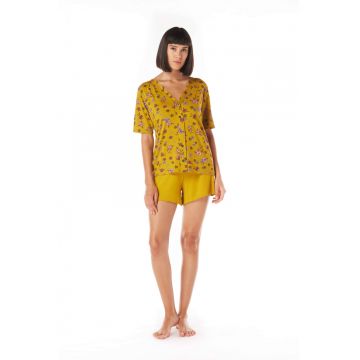 Pijama dama din viscoza - PFV68IMP - multicolor -