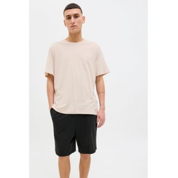 Pijama de bumbac cu pantaloni scurti