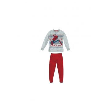 Pijama de bumbac cu tematica de Craciun  8460