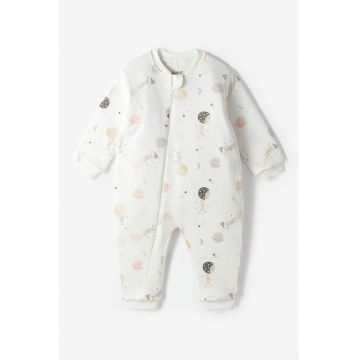 Pijama din bumbac cu model
