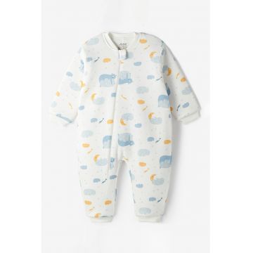 Pijama din bumbac cu model