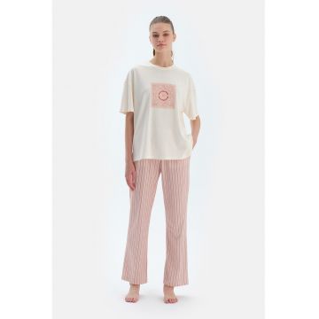 Pijama lejera din amestec de modal cu model