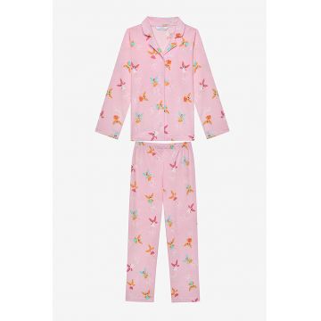 Pijama lunga cu imprimeu