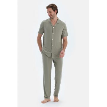 Pijama lunga din amestec de modal