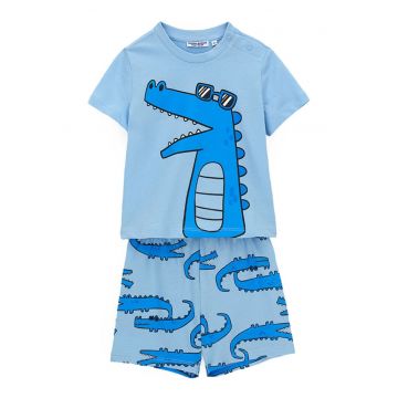 Pijama scurta cu imprimeu