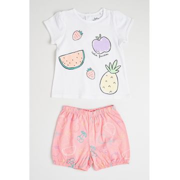 Pijama scurta cu imprimeu