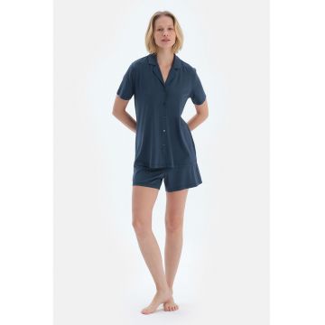 Pijama scurta cu model uni