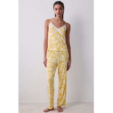 Pjama cu model floral Emilia